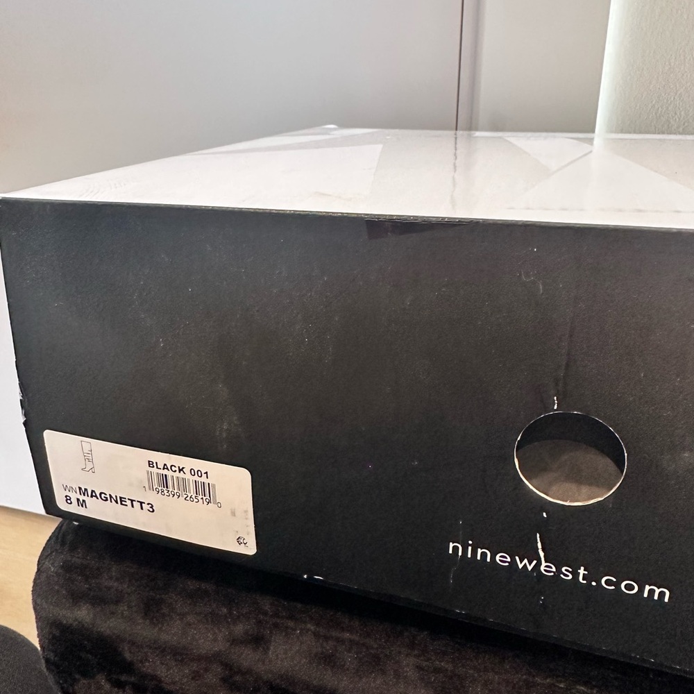 Nine West Black Heeled Boots - Picture 3 of 3